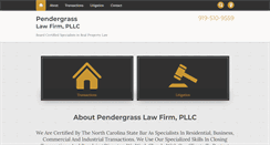 Desktop Screenshot of pendergrasslaw-firm.com